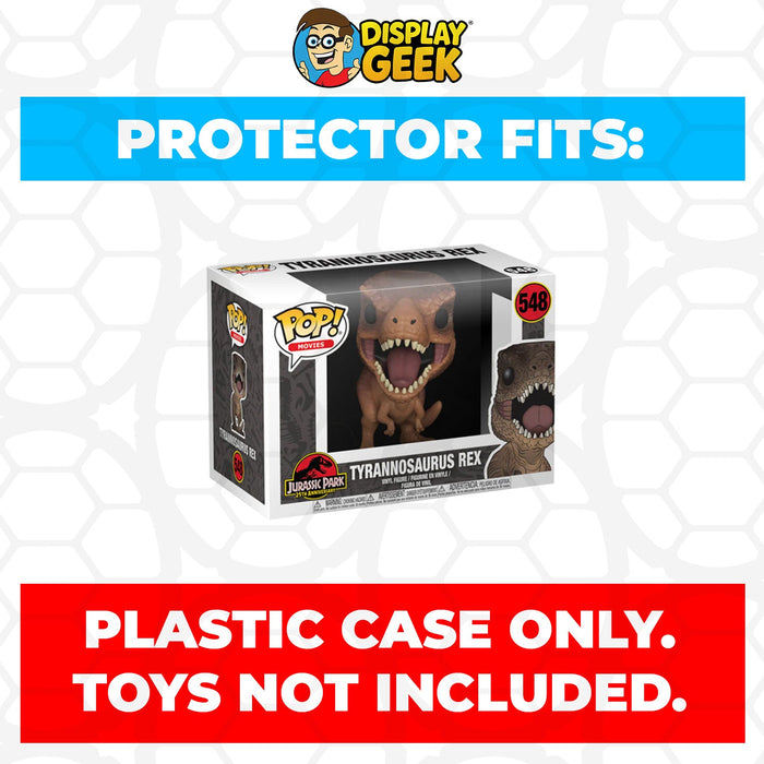 Pop Protector for 4 inch Funko Pop Jurassic Park - Tyrannosaurus Rex #548 - for just $11.99! 