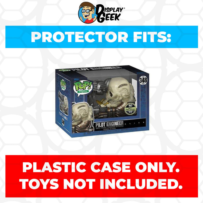 Pop Protector for 4 inch Funko Pop NFT Alien - Xenomorph Metallic GITD #344 - for just $11.99! 