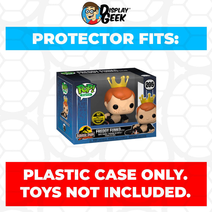 Pop Protector for 4 inch Funko Pop NFT Jurassic Park - T-Rex with Banner #200 - for just $11.99! 