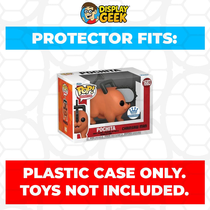 Pop Protector for 4 inch Funko Pop Chainsaw Man - Pochita #1683 - for just $11.99! 