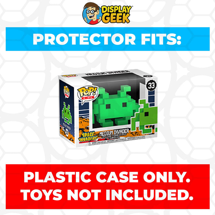 Pop Protector for 4 inch Funko Pop Space Invaders - Medium Invader #33 - for just $11.99! 