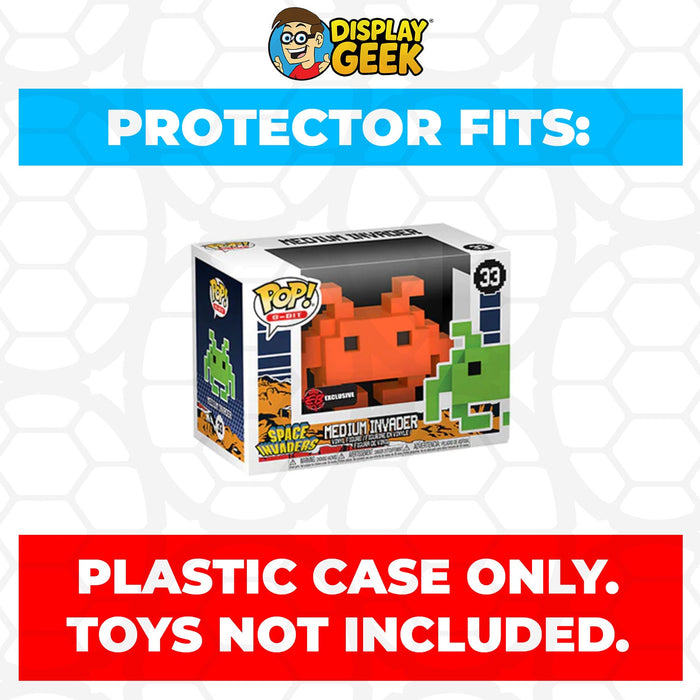 Pop Protector for 4 inch Funko Pop Space Invaders - Medium Invader #33 - for just $11.99! 