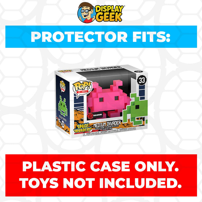 Pop Protector for 4 inch Funko Pop Space Invaders - Medium Invader #33 - for just $11.99! 