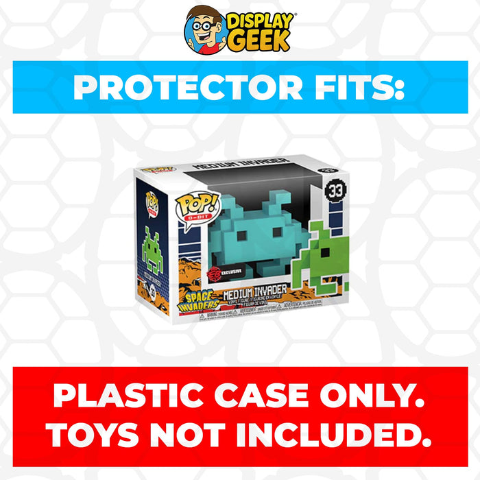 Pop Protector for 4 inch Funko Pop Space Invaders - Medium Invader #33 - for just $11.99! 