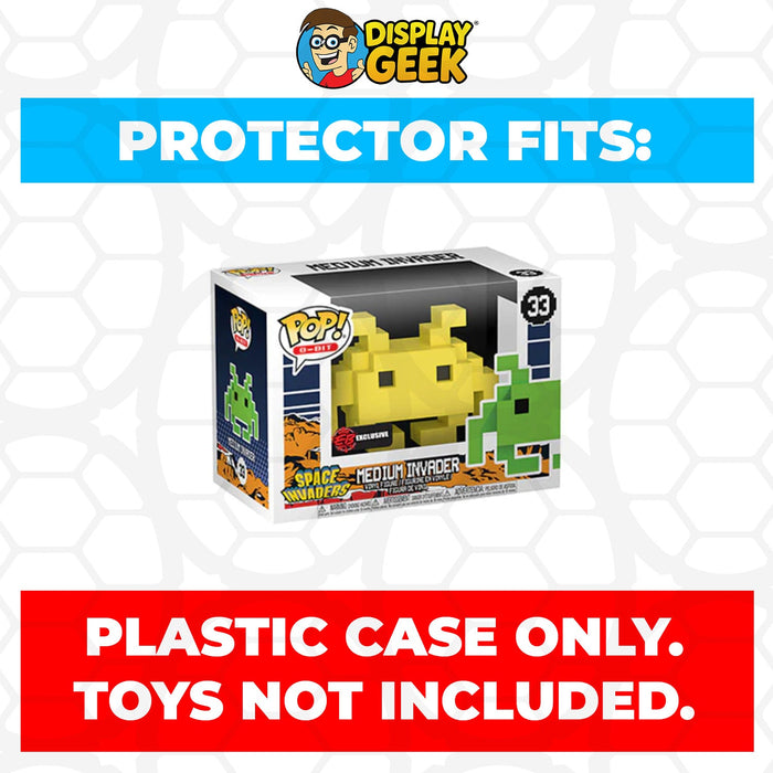 Pop Protector for 4 inch Funko Pop Space Invaders - Medium Invader #33 - for just $11.99! 