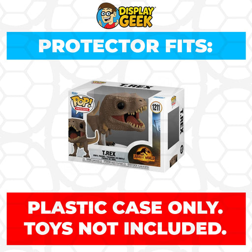 Pop Protector for 4 inch Funko Pop Jurassic World - T.Rex #1211 - for just $11.99! 