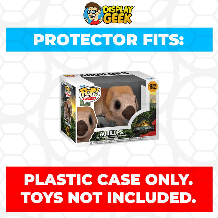 Pop Protector for 4 inch Funko Pop Jurassic World - Aquilops #1802 - for just $11.99! 