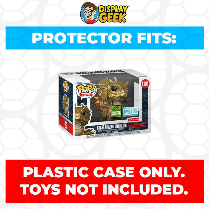 Pop Protector for 4 inch Gold Dragon Wyrmling #1200 Box - for just $11.99! 
