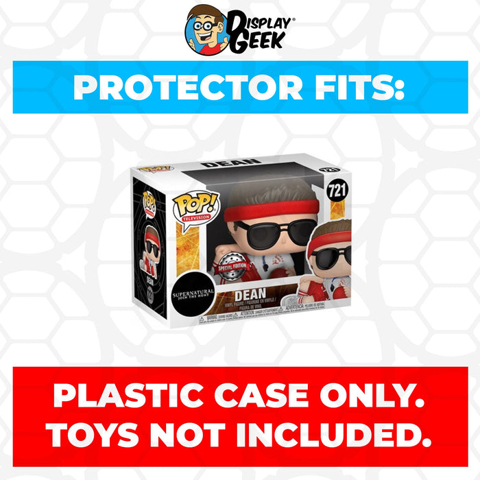 Pop Protector for 4 inch Funko Pop Supernatural - Coach Dean #721 - for just $11.99! 