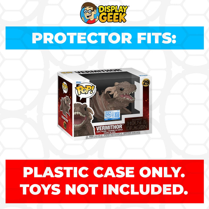 Pop Protector for 4 inch Funko Pop Vermithor #29 Box - for just $11.99! 