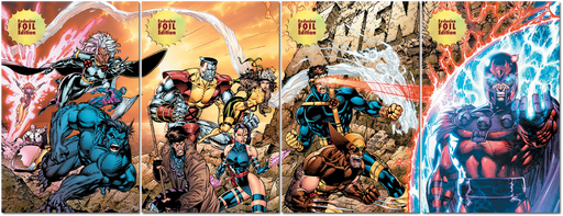 [4 PACK 🚨 Limited Edition! 🚨] [FOIL] X-Men 1991 #1 Facsimile Edition Unknown Comics Jim Lee Exclusive Connecting Cover PREMIUM Var (02/12/2025) - for just $124.99! 