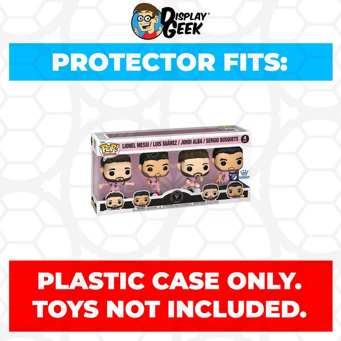 Pop Protector for 4 Pack MLS Inter Miami Team Funko Pop - for just $13.99! 