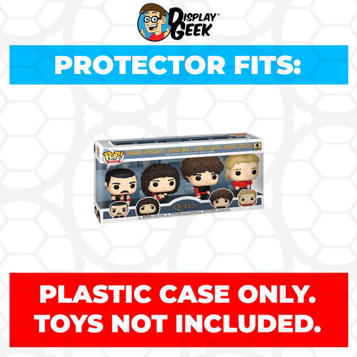 Pop Protector for 4 Pack Queen Radio Gaga Funko Pop - for just $13.99! 