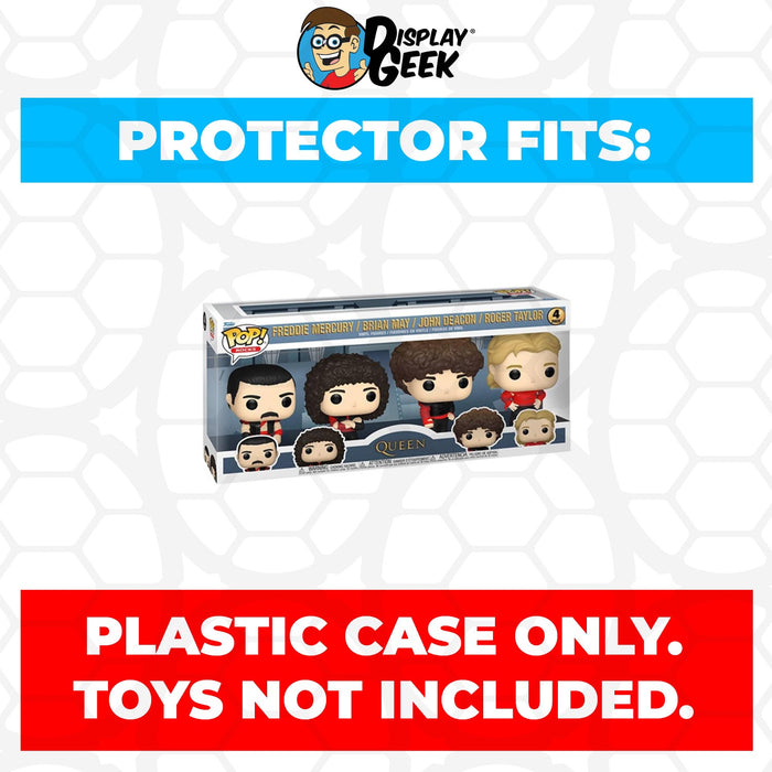 Pop Protector for 4 Pack Queen Radio Gaga Funko Pop - for just $13.99! 