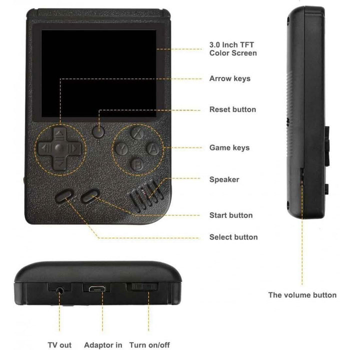 400-In-1 Handheld Portable Video Game Console - for just $19! 