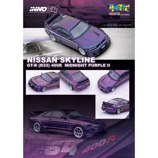 Inno64 Nissan Skyline GT-R Nismo 400R Midnight Purple II HONG KONG TOYCAR SALON 2023 SPECIAL EDITION 1:64 - Premium Nissan - Just $29.99! Shop now at Retro Gaming of Denver