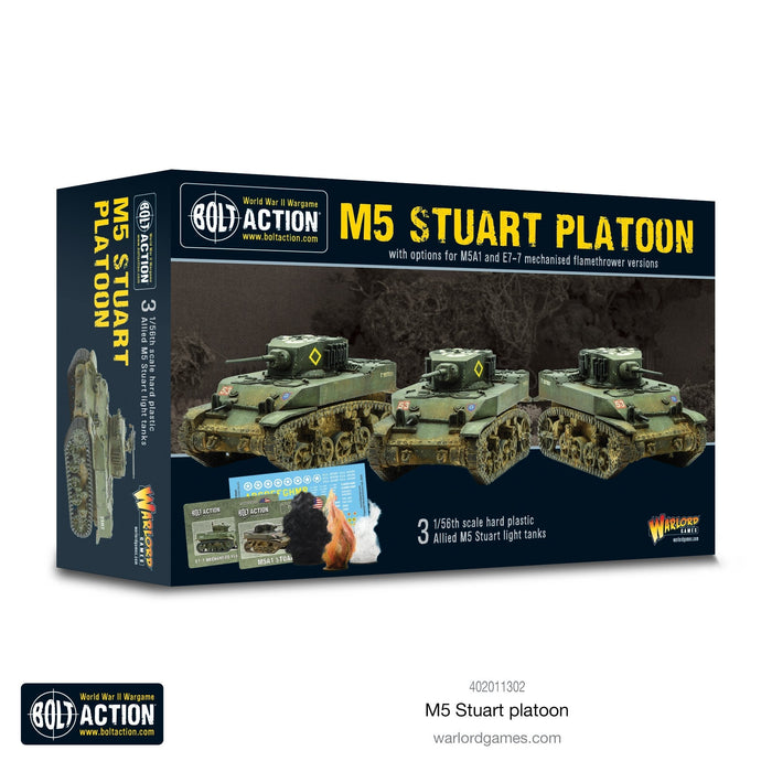 Bolt Action: M5 Stuart Platoon - for just $94.99! 