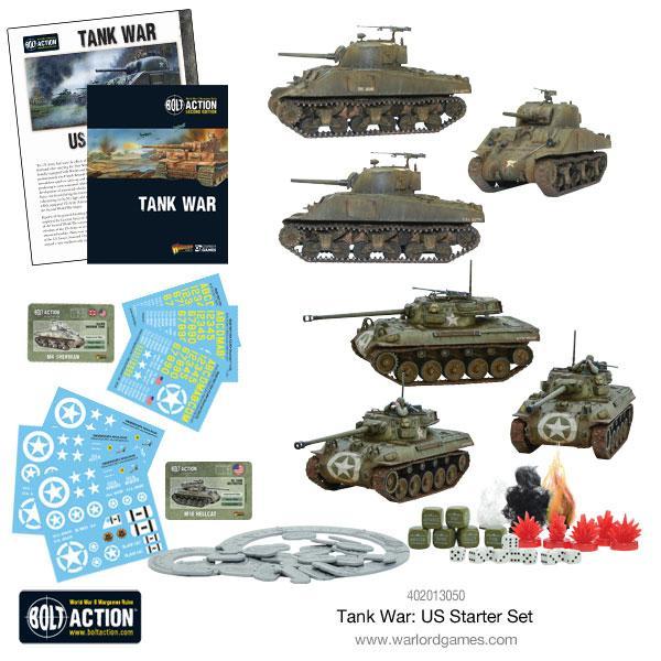 Bolt Action: Tank War - US starter set - for just $149.99! 
