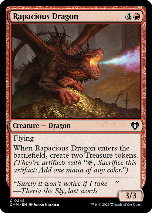 Rapacious Dragon (CMM-248) - Commander Masters - for just $0.07! 