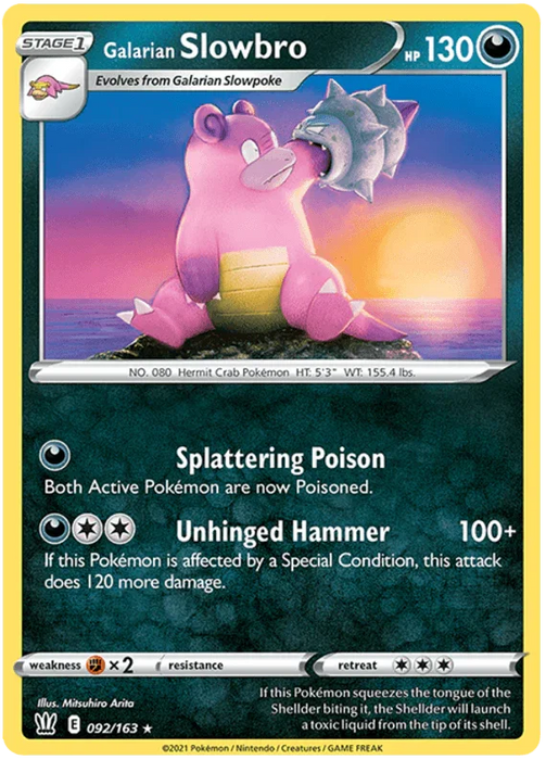 Galarian Slowbro (092/163) [Sword & Shield: Battle Styles] - for just $0.15! 