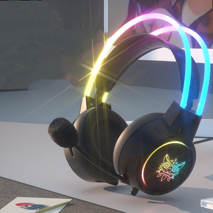 Headset Fashion Light-emitting Wired Gaming Headset - for just $115.56! 