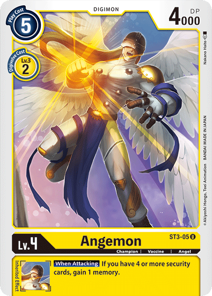 Angemon [ST3-05] [Starter Deck: Heaven's Yellow] - Just $0.09! Shop now at Retro Gaming of Denver