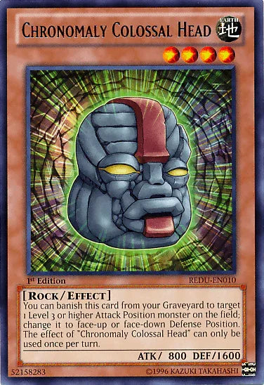 Chronomaly Colossal Head [REDU-EN010] Rare - for just $0.10! 