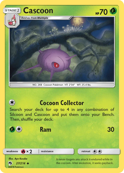 Cascoon (27/214) [Sun & Moon: Lost Thunder] - for just $0.15! 