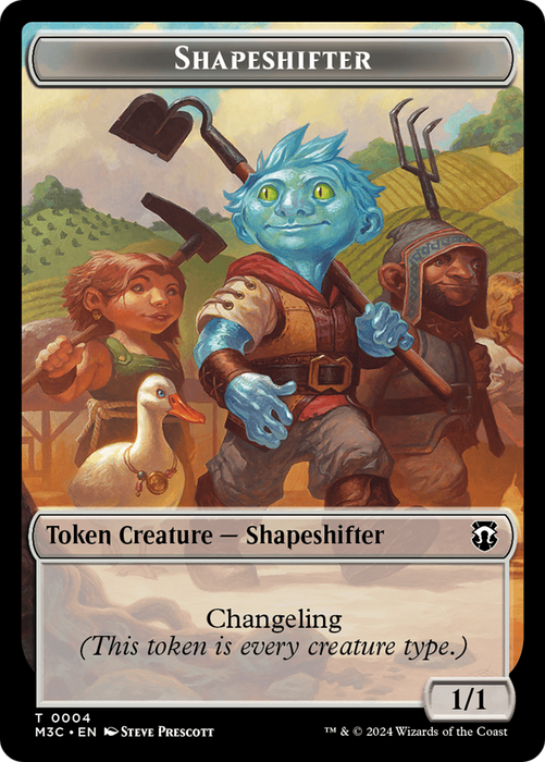 Shapeshifter (0004) // Copy Double-Sided Token [Modern Horizons 3 Commander Tokens] - Just $0.10! Shop now at Retro Gaming of Denver