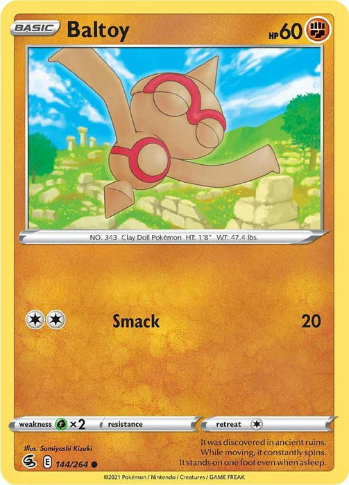 Baltoy (144/264) [Sword & Shield: Fusion Strike] - for just $0.10! 