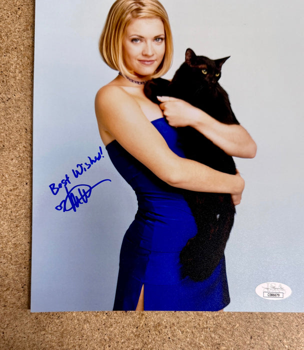 Melissa Joan Hart Signed Sabrina The Teenage Witch 8X10 Photo With JSA COA - for just $60! 