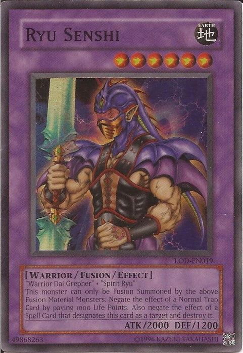 Ryu Senshi [LOD-EN019] Super Rare - for just $4! 