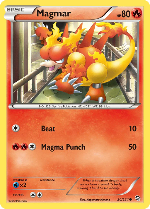 Magmar (20/124) [Black & White: Dragons Exalted] - for just $0.15! 