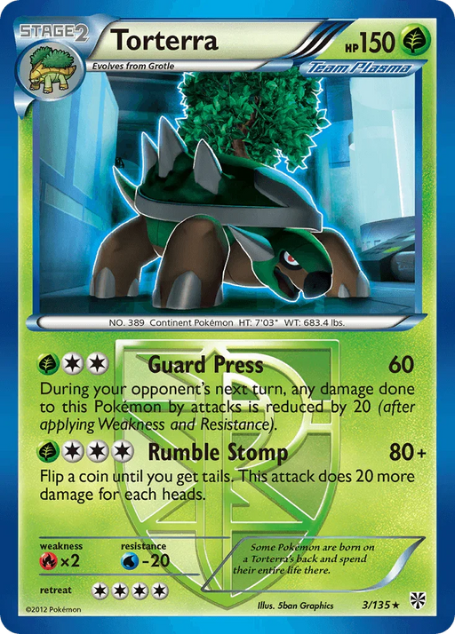 Torterra (3/135) [Black & White: Plasma Storm] - for just $2.20! 