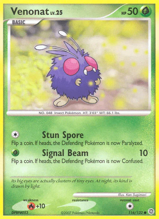 Venonat (116/132) [Diamond & Pearl: Secret Wonders] - for just $0.15! 