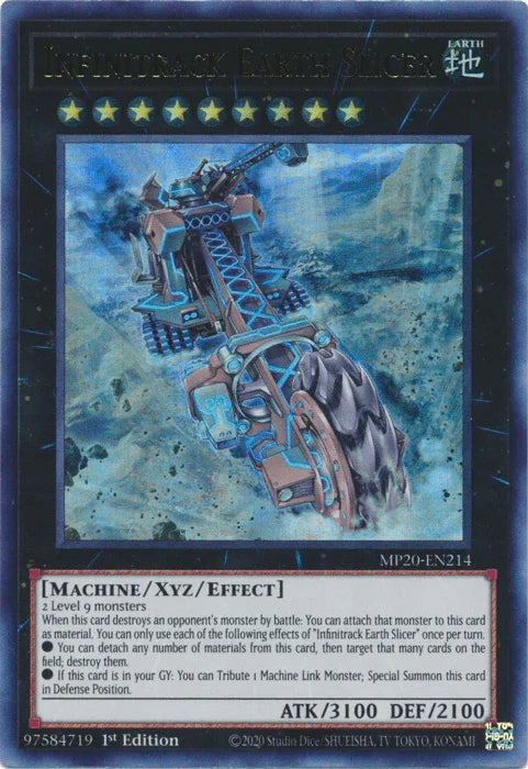 Infinitrack Earth Slicer [MP20-EN214] Ultra Rare - for just $0.10! 