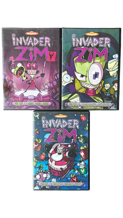 Invader Zim - Complete Invasion Volume 1-3 DVD 6 Disc Set Nickelodeon - for just $49.99! 