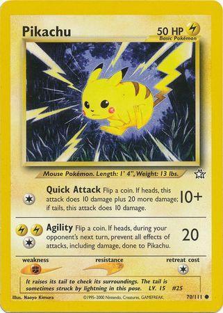 Pikachu (70/111) [Neo Genesis Unlimited] - for just $4.35! 