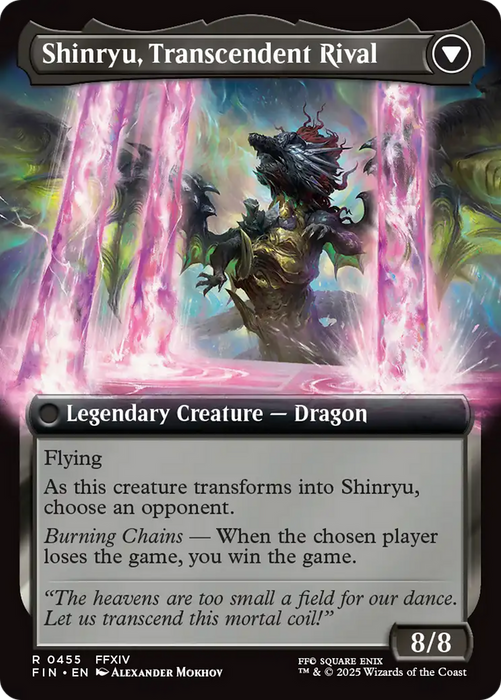 Zenos yae Galvus // Shinryu, Transcendent Rival (FIN-455) - FINAL FANTASY: (Extended Art) Foil - for just $2.01! 