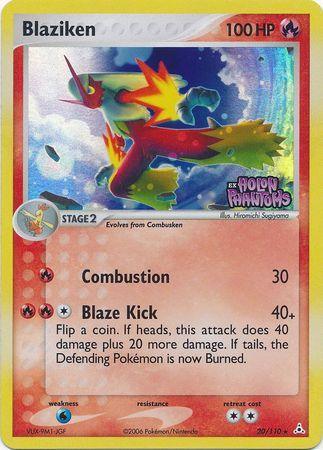 Blaziken (20/110) (Stamped) [EX: Holon Phantoms] - for just $20.40! 