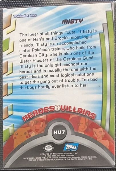 Misty Foil (HV7) [Topps TV Animation Edition Series 2] - for just $3! 