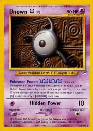 Unown [X] (30/105) [Neo Destiny Unlimited] - for just $7.55! 