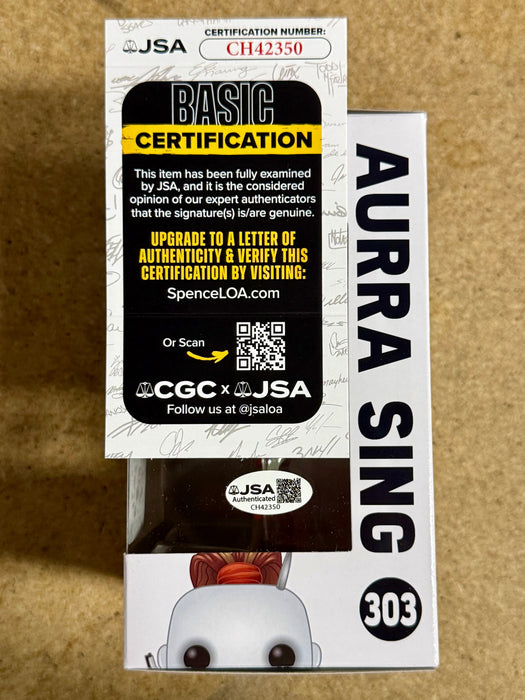 Jaime King Signed Star Wars Aurra Sing Funko Pop! #303 Exclusive With JSA COA - for just $250! 