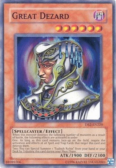 Great Dezard [DB2-EN220] Super Rare - for just $0.55! 