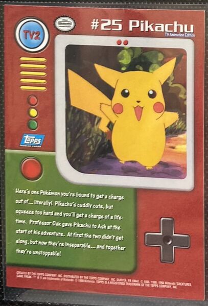 Pikachu TV2 (TV2) [Topps TV Animation Edition Series 1 (Third Print)] - for just $1.50! 