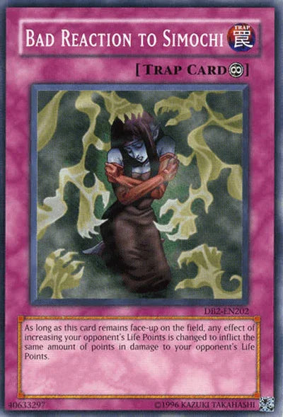 Bad Reaction to Simochi [DB2-EN202] Common - for just $0.35! 