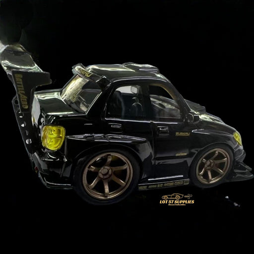 YM model X Q CAR Subaru Impreza WRX STI Voltex Black Gold Resin 1:64 - for just $69.99! 