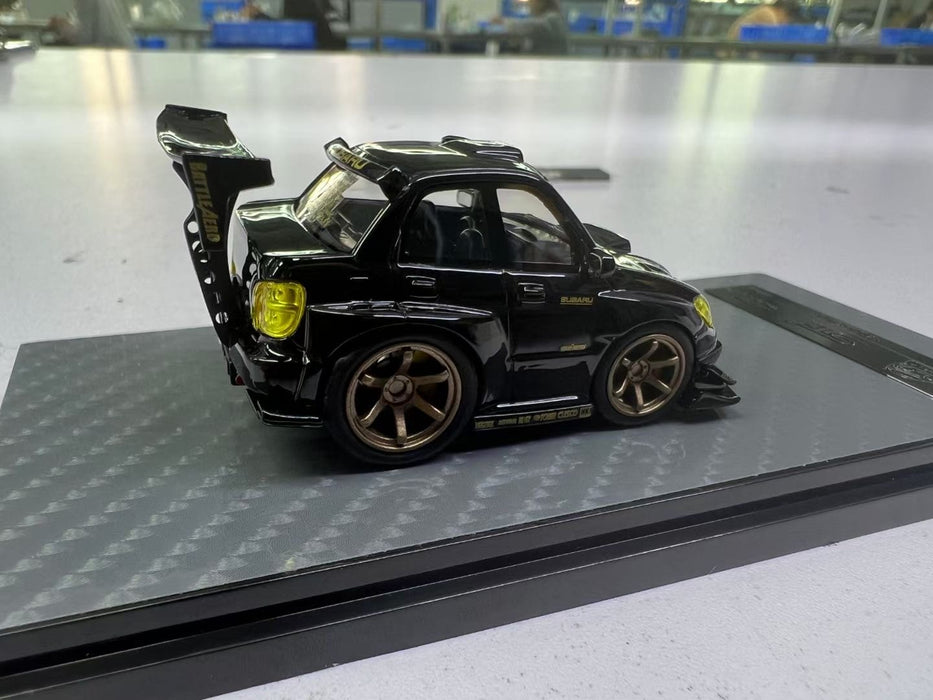 YM model X Q CAR Subaru Impreza WRX STI Voltex Black Gold Resin 1:64 - for just $69.99! 