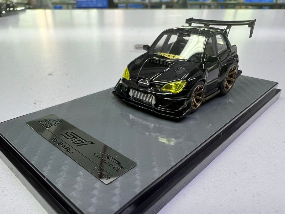 YM model X Q CAR Subaru Impreza WRX STI Voltex Black Gold Resin 1:64 - for just $69.99! 