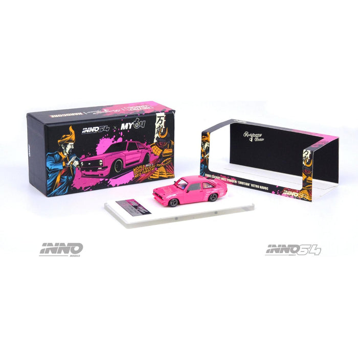 Inno64 Ford Escort MK2 Pandem "Emotion" Retro Havoc Pink 1:64 IN64R-MK2P-ERH - Premium Ford - Just $59.99! Shop now at Retro Gaming of Denver